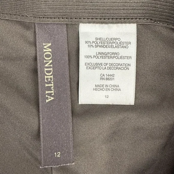 Mondetta Womens Gray Active Athletic Straight Leg Pant Size 12 - Picture 7 of 8